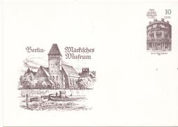 3106  Entero Postal Alemania DDR , Berlin  Martifches Museum 1987 - Cartes Postales - Neuves