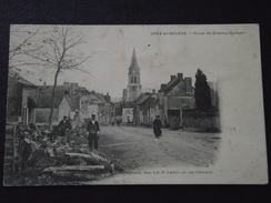 GREZ-en-BOUERE (Mayenne) - ROUTE De CHÂTEAU-GONTIER - Animée - Voyagée En 1906 - Crez En Bouere