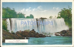 66112 PARAGUAY YGUAZU CATARATA FLORIANO PEIXOTO POSTAL POSTCARD - Paraguay