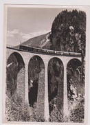 CARTE PHOTO SOMMEREAU PLUSS, SUISSE,HELVETIA,SWISS,SCHWEIZ,SVIZZERA,SWITZERLAND ,GRISONS,ALBULA,FILISUR,PONT,TRAIN - Filisur