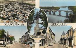 Tarn Et Garonne -ref-A347 - Grisolles - Souvenir De .. - Multi Vues -  Carte Bon Etat - - Grisolles