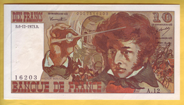 BILLET FRANCAIS - 10 Francs Berlioz 6-12-1973 SUP+ - 10 F 1972-1978 ''Berlioz''