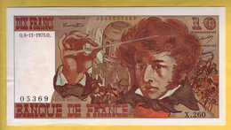 BILLET FRANCAIS - 10 Francs Berlioz 6-11-1975 SUP+ - 10 F 1972-1978 ''Berlioz''