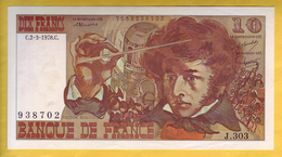 BILLET FRANCAIS - 10 Francs Berlioz 2-3-1978 SUP+ - 10 F 1972-1978 ''Berlioz''