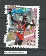 VARIÉTÉS FRANCE SPORTS 2000 N° 3313 COURSE A PIED  AMÉRICAIN CARL LEWIS OBLITÉRÉ - Usati