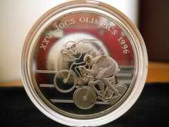 ANDORRA 10 DINERS 1994 SILVER PROOF " OLYMPIC GAMES 1996 - Andorra