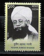 INDIA 2012 Husain Ahmed Madani, 1v Complete. MNH(**) - Unused Stamps
