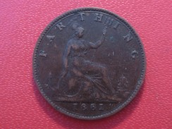 Grande-Bretagne - UK - Farthing 1881 Victoria 5683 - B. 1 Farthing