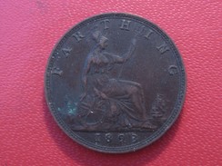 Grande-Bretagne - UK - Farthing 1893 Victoria 5714 - B. 1 Farthing