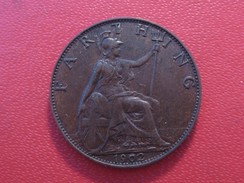 Grande-Bretagne - UK - Farthing 1902 Edward VII 5705 - B. 1 Farthing