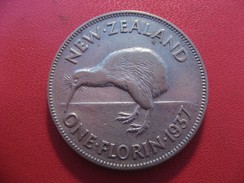 Nouvelle-Zélande - One Florin 1937 George VI 5519 - New Zealand