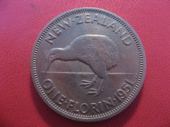 Nouvelle-Zélande - One Florin 1951 George VI 5507 - New Zealand