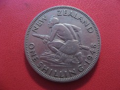 Nouvelle-Zélande - One Shilling 1948 George VI 5550 - New Zealand