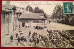 Delcampe - 83 SIGNES Le Colonel Félicitant Les Officiers Au Retour D'une Manoeuvre à CHIBRON - Signes