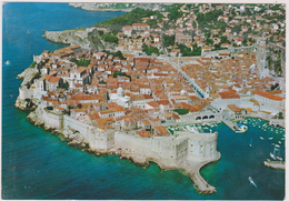 CROATIE,CROATIA,DUBROVNIK ,VUE AERIENNE,PORT - Croatia