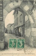 Tarn Et Garonne - Ref- A307 - Montpezat De Quercy - Rue De L Hopital - Publicite The Du Planteur - Carte Bon Etat - - Montpezat De Quercy