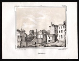 Hotel Cuillé - Hotel Cuille Villa Rennes Ille-et-Vilaine Bretagne France Lithographie Lithograph - Prints & Engravings