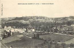 Tarn Et Garonne - Ref- A288 - Montaigu De Quercy -  Vallee De La Beune - Carte Bon Etat - - Montaigu De Quercy