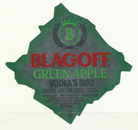 Ukraine,  Blagoff, Green Apple Vodka. - Alkohole & Spirituosen