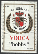 Romania, Cluj, Kolozsvar,  Vodca Hobby, 1983. - Alcools & Spiritueux