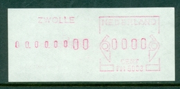 Loketstrook Zwolle Testwaarde Nuldruk RRR Postfris - Frankeermachines (EMA)