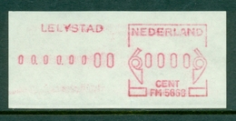 Loketstrook Lelystad Testwaarde Nuldruk RRR Postfris - Frankeermachines (EMA)