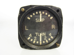 FLUG / BORDINSTRUMENTE, US-Air Force Turn-Slip Indicator Defekt. (D) - Ohne Zuordnung
