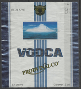 Romania, Cluj, Kolozsvár, Prodvinalco Co.,  Vodca . - Alcoholes Y Licores