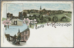 MAGDEBURG-LAND (alte PLZ 31/33), Keine Partie Mit 17 Alten, Nur Besseren, Ansichtskarten Ab 1890. Enthalten Sind... - Autres & Non Classés