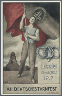 LEIPZIG, "12. Deutsches Turnfest 1913", Eine Dekorative Auswahl Von 32 Verschiedenen Festpostkarten Mit Zum Teil... - Autres & Non Classés