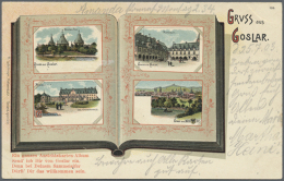 GOSLAR (alte PLZ 3380), 13 Verschiedene Alte  Nur Bessere Ansichtskarten Wie Lithographien, Vorläufer,... - Autres & Non Classés