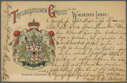 WALDECK, AROLSEN, MARBURG Lahn, SCHWALM Und BAD WILDUNGEN (alte PLZ 354 - 359) Ein üppiges Konvolut Mit Gut... - Autres & Non Classés