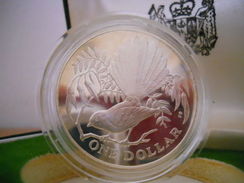 NEW ZEALAND 1 $ DOLLAR 1980 SILVER PROOF - New Zealand