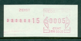 Loketstrook Zeist 1988 Postfris - Frankeermachines (EMA)