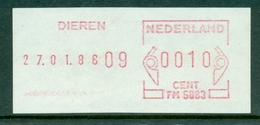 Loketstrook Dieren 1988 Postfris - Macchine Per Obliterare (EMA)