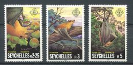 192 SEYCHELLES 1981 - Yvert 486/88 - Chauve Souris Roussette -  Neuf ** (MNH) Sans Trace De Charniere - Seychellen (1976-...)