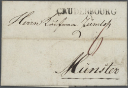 1809, Kompletter Faltbrief Mit L1 CRUDENBOURG (geschrieben In Bochum) Nach Münster. Der Brief Hat Einen... - Other & Unclassified