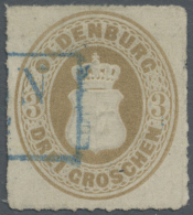 1862, Gestempelt, Kab.Stück, Gepr. Brettl BPP, Mi. 500,- Euro (D) - Oldenbourg