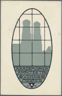 1911, 5 Pfg. Privat-Ganzsachenkarte "Akademischer Architekten-Verein München Mit Abb. "Türme Der... - Other & Unclassified