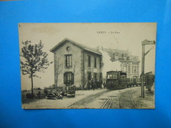 51) 01 - Verzy - Train - La Gare - EDIT - Simonin - Verzy
