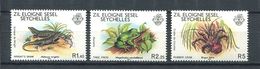 192 ZIL ELOIGNE Seychelles 1981 - Yvert 29/31 - Reptile Grenouille .... -  Neuf ** (MNH) Sans Trace De Charniere - Seychellen (1976-...)