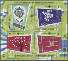 2005/2006, "EUROPA Issues - 50th Anniversary", Block Issue, Mint, MNH. Lot Of 1000 Souvenir Sheets, Face Value... - Andere & Zonder Classificatie