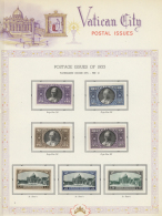 1929/1962, Mint Collection In An Illustrated Album, Comprising Better Sets Of Early Period, E.g. 1933 Holy Year,... - Autres & Non Classés