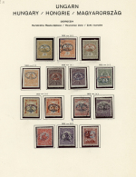 1919/1920, Mainly Mint Collection Of 154 Stamps On Schaubek Pages, Not Signed And Therefore Offered "as Is",... - Debreczen