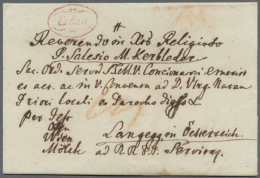 1830/1850 (ca.), Bestand Mit 29 Vorphila-Briefen Mit Etlichen Inter. Abstempelungen Auch Von Kleineren Orten, Rote... - ...-1867 Prephilately