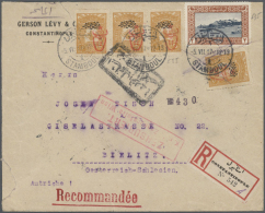 1880/1960 (ca.), Rd. 100 Briefe Und Karten, Dabei Früher Brief Mit Brandt-Type-Abstempelung, Briefteil... - Autres & Non Classés