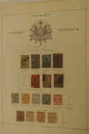 1863/1963: Mint Hinged And Used Collection Turkey 1863-1963 On Schaubek Pages In Folder. Collection Contains Much... - Autres & Non Classés