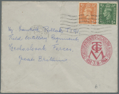 1942/1944: 11 Covers Of CZECHOSLOWAK FIELD POST In Great Britain. A Seldomly Offered Lot. (D) - Other & Unclassified