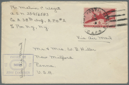 1945: 9 Letters, One Card From US Army Post Offices (APO) Stationed In CSR At That Time. Interesting Lot With... - Autres & Non Classés