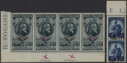 1949/1954, Specialised Assortment With Many Specialities/particularities, E.g. 1949/1950 1l. To 100l. Blocks Of... - Non Classés
